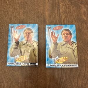 Seinfeld Festivus Holiday Playing Cards Poker & Other Card Games New Sealed X2